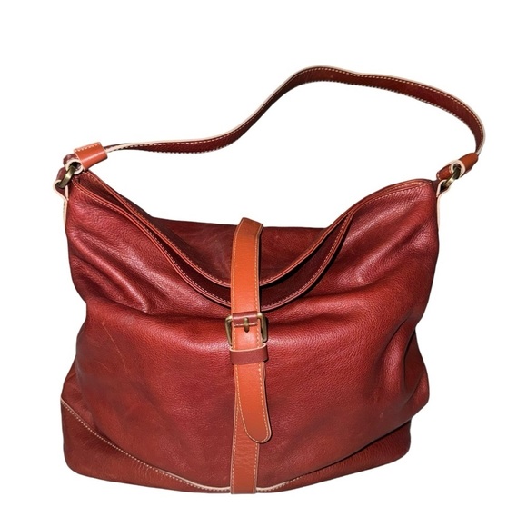 MyWalit Italian leather handle bag handbag brown purse hobo​ - Picture 1 of 8